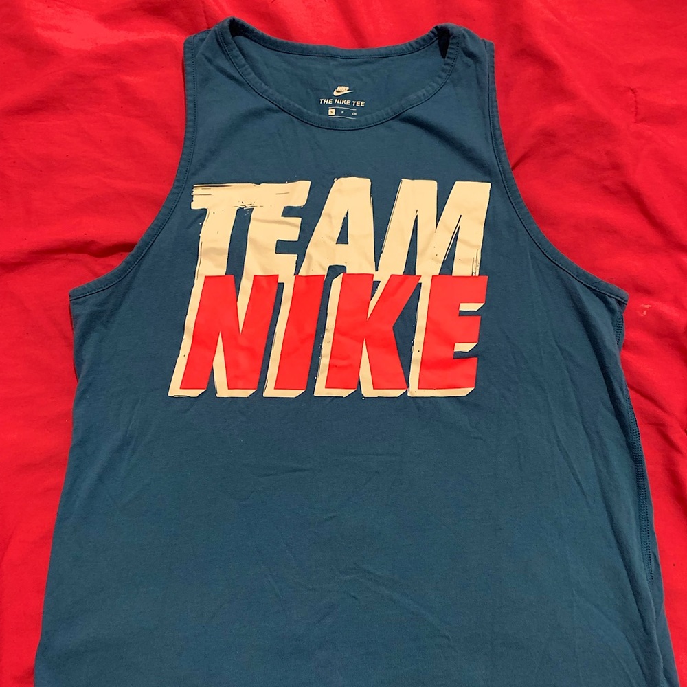 Blue Nike Tee
